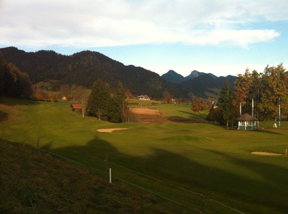 Blick auf den Golfplatz Wohlfühlresort Peternhof