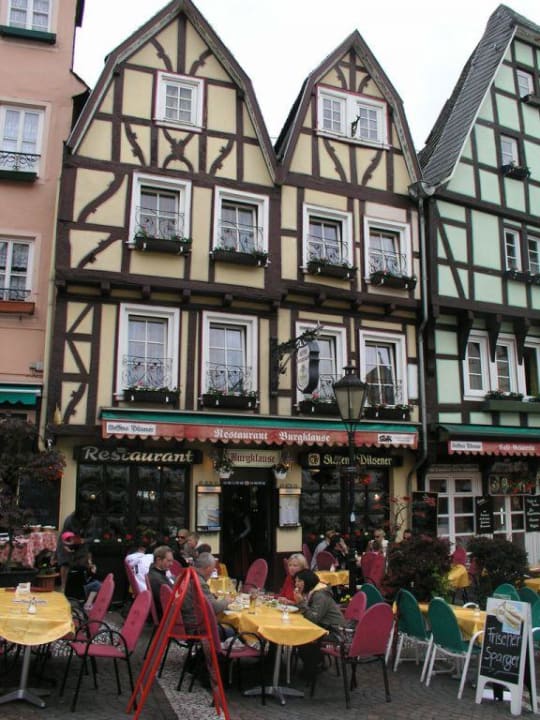 Hoteleingang Hotel Burgklause