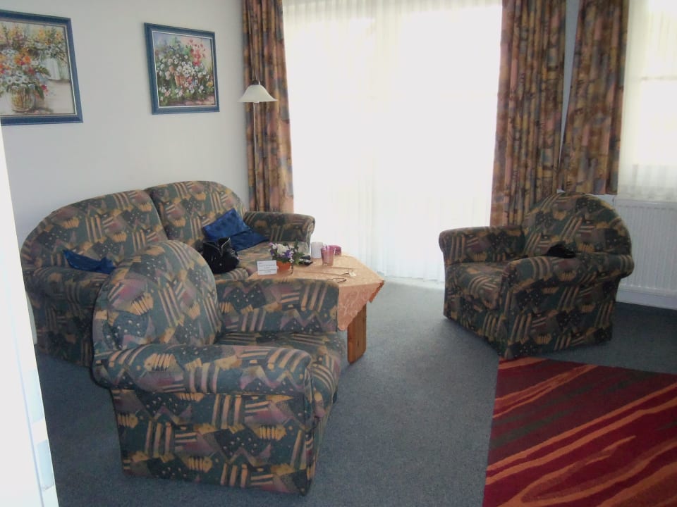 Sitzecke Hotel Binz Feriendomizil