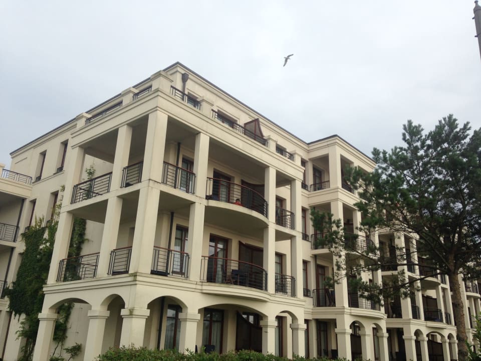 Außenansicht Hotel Yachthafenresidenz Hohe Düne