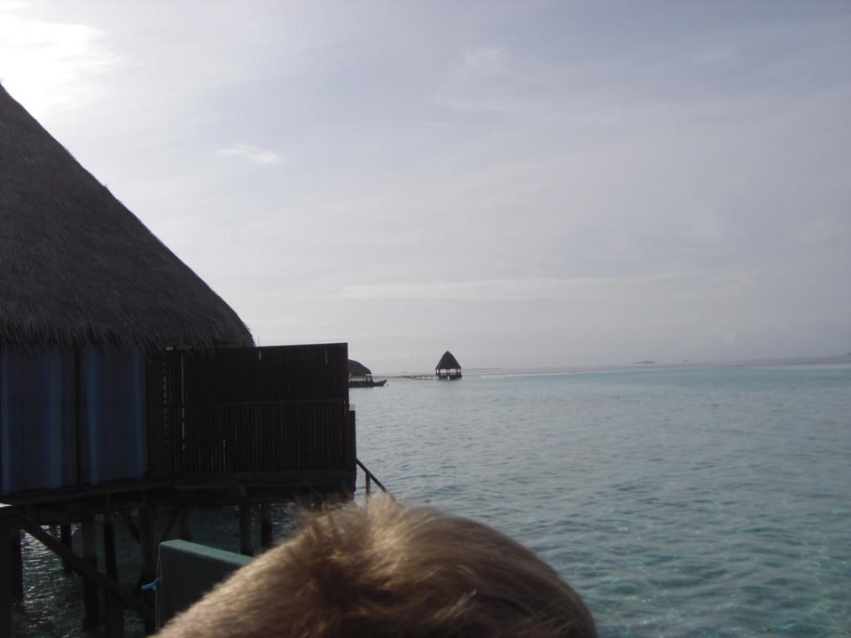 Blick auf die Insel vom Wasserbungi Angaga Island Resort
