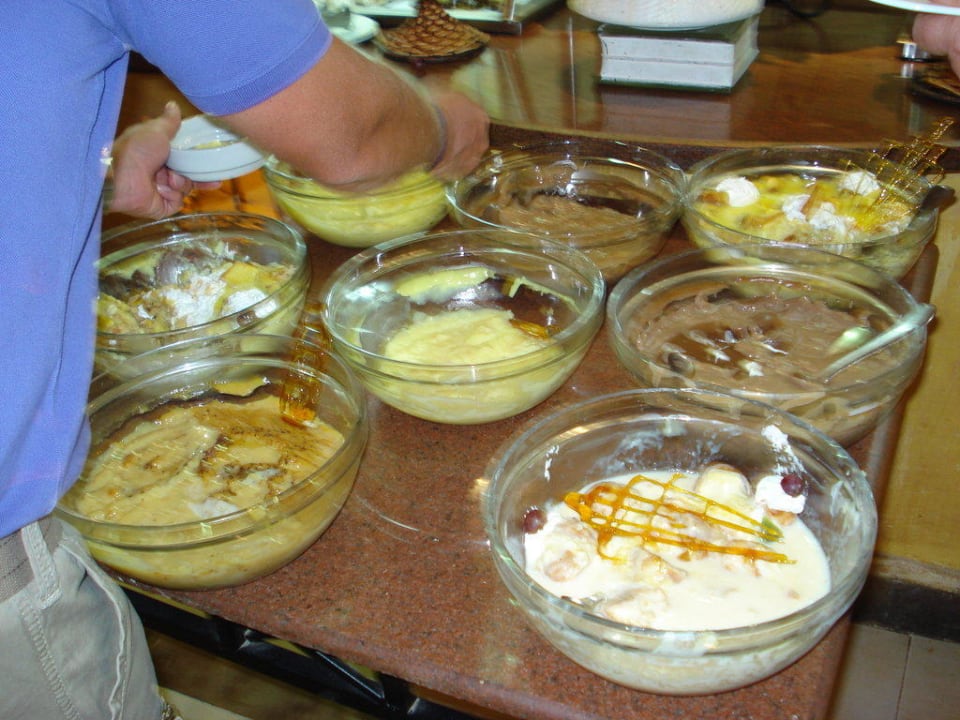 Köstlicher, appetitlicher, gematschter Nachtisch Pickalbatros Alf Leila Wa Leila Resort - Neverland Hurghada