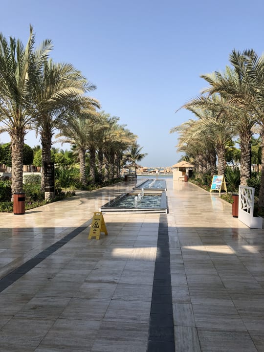 Gartenanlage Waldorf Astoria Dubai Palm Jumeirah