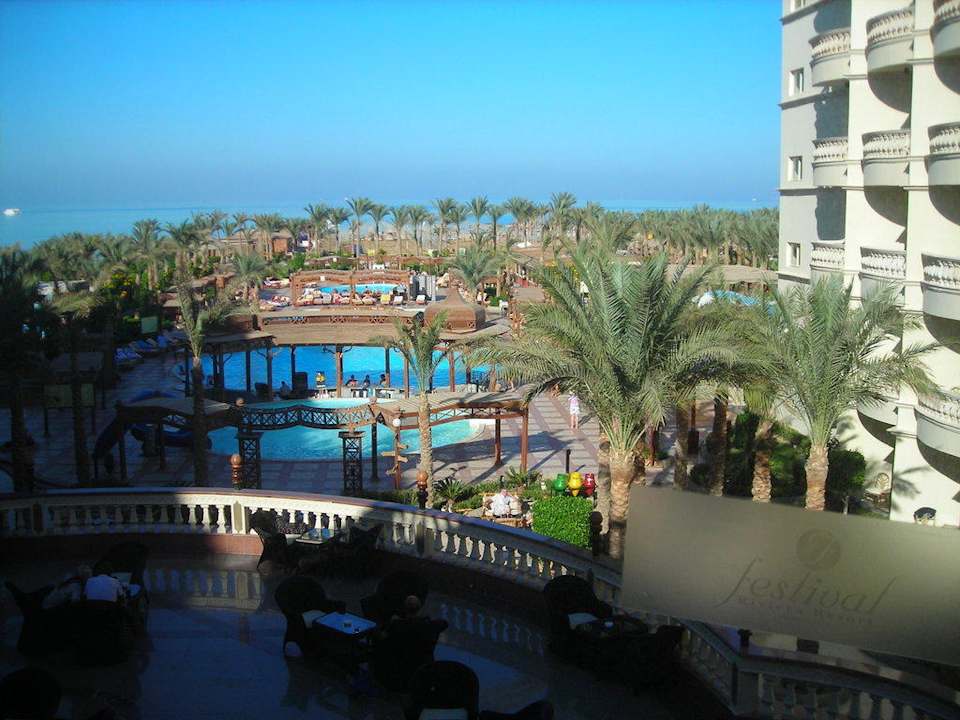 Вид из ресторана  Riviera Aqua Park Resort