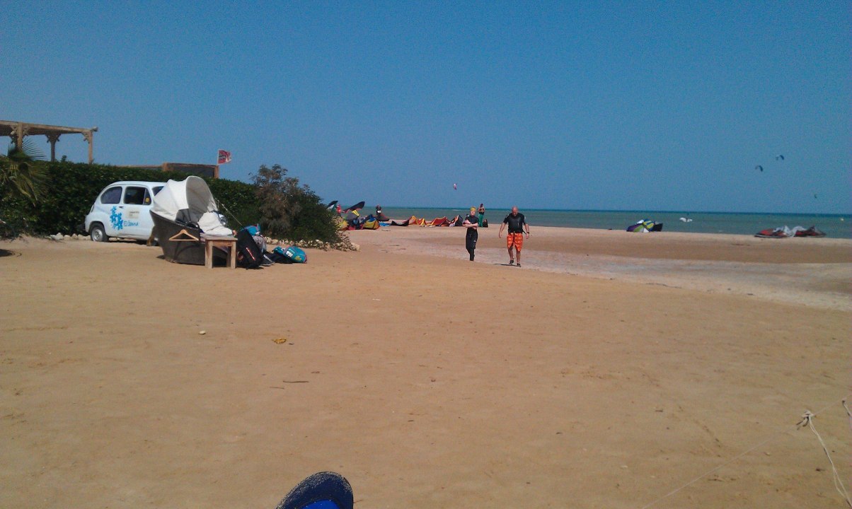 Der Kitestrand. Fanadir Hotel El Gouna