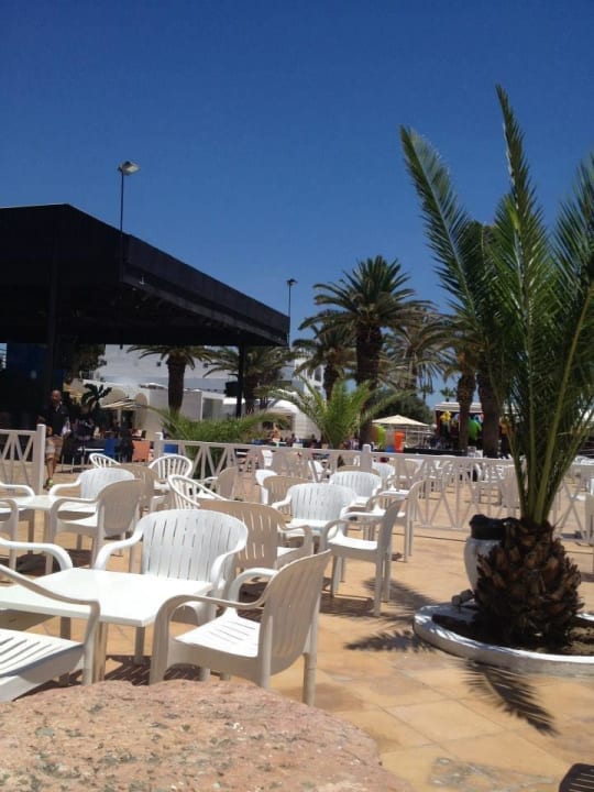 Aussicht aus der Snackbar Samira Club