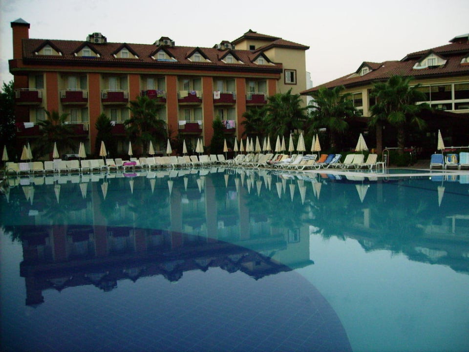 Pool früh morgens Hotel Orfeus Park