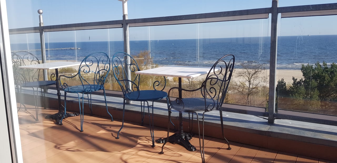 Ausblick Strandhotel Ahlbeck