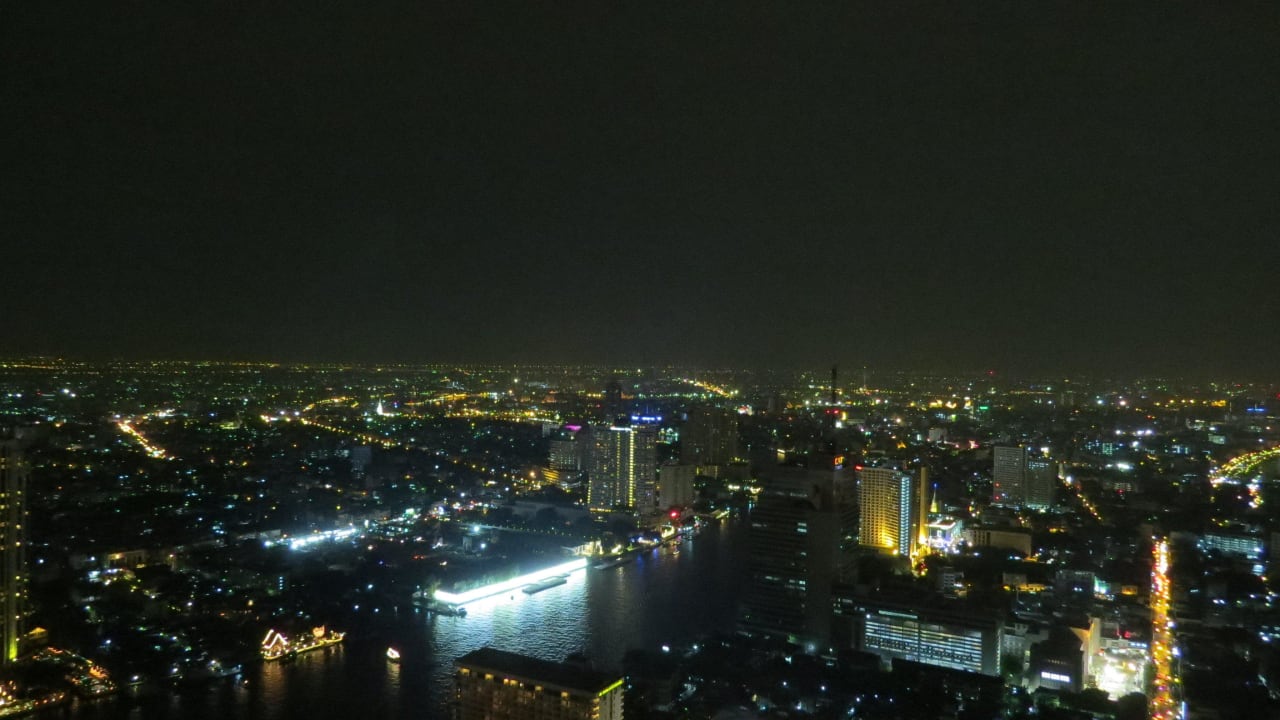 Ausblick von der Terrasse 58 Stock Hotel Lebua At State Tower