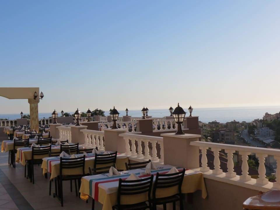 Blick vom Restaurant Richtung Meer Hotel Club Paradiso