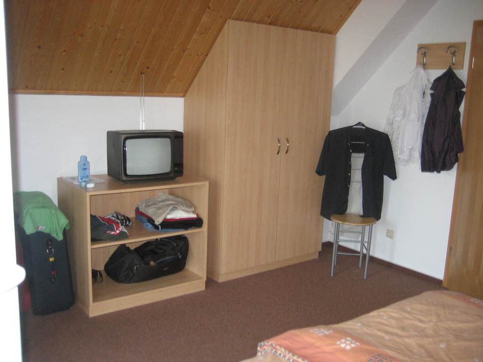 Schlafzimmer Nr. 1 Hafendorf Rheinsberg Ferienhaus Merker S 16