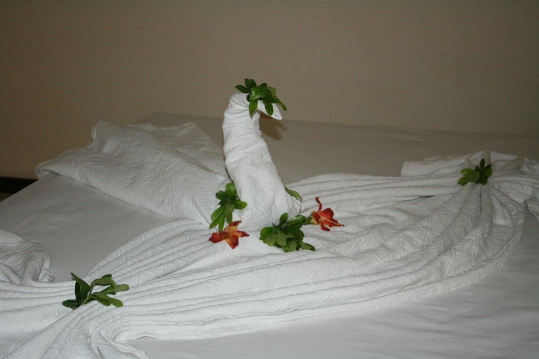 Betten schön dekoriert Hotel Orfeus Park