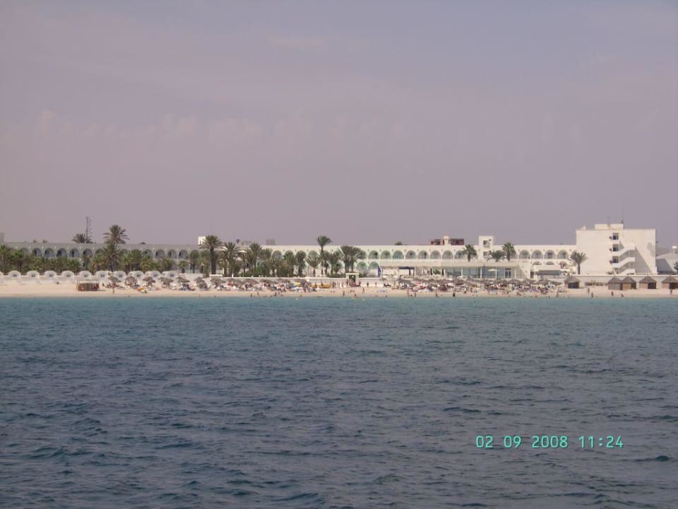Hotel vom Piratenschiff aus El Mehdi Beach Resort