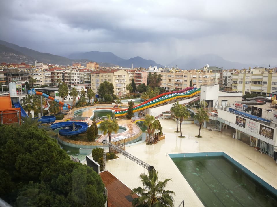 Ausblick Hotel Aslan City Kleopatra