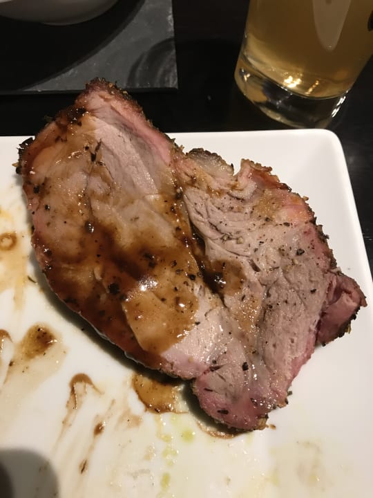 Fettiger Braten beim Überraschungsmenü Fletcher Hotel-Restaurant Oss