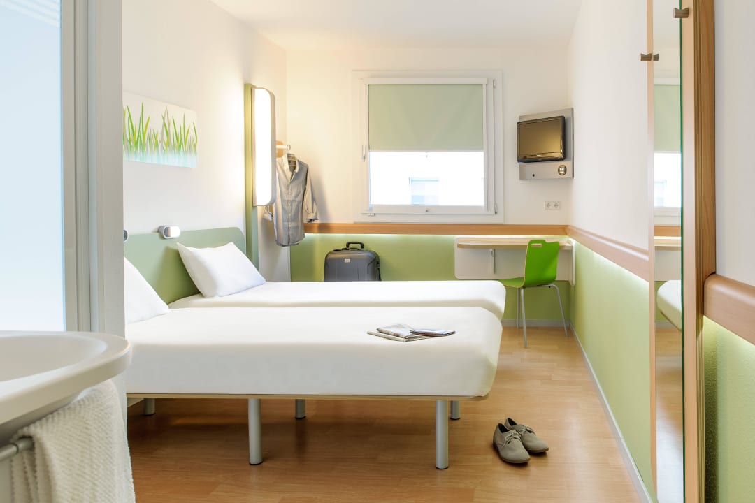 Doppelzimmer mit 2 einzelnen Betten ibis budget Hotel Hamburg City Ost