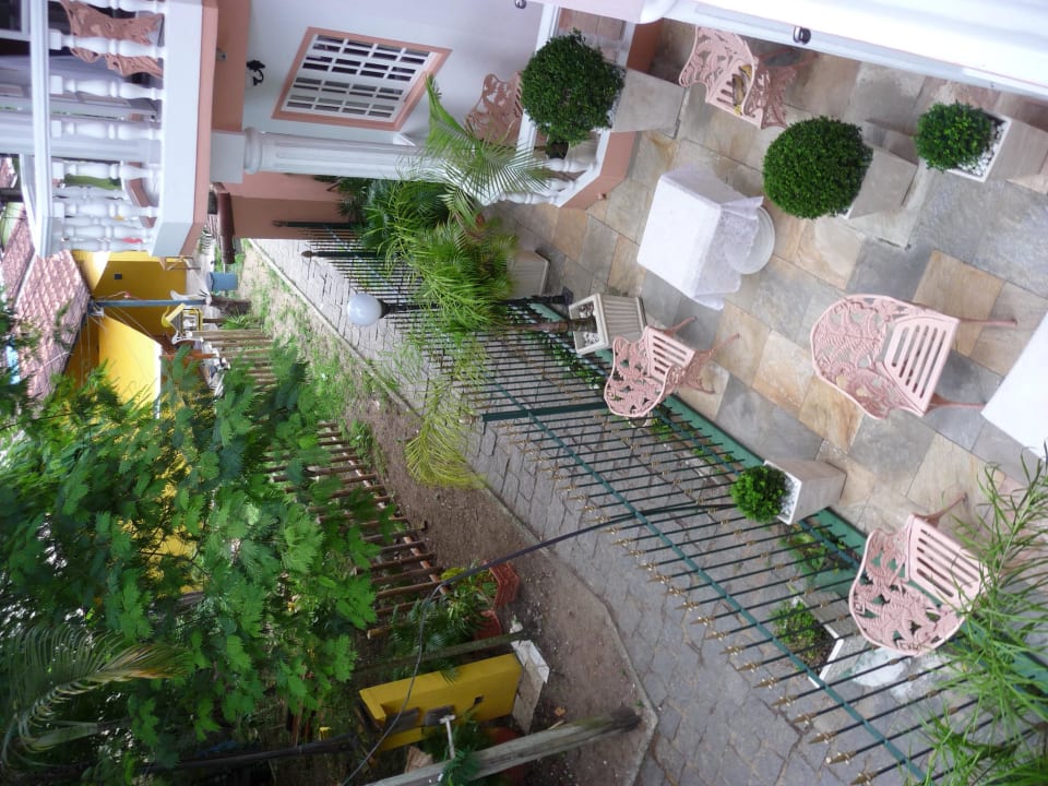 Blick von unserem Balkon Hotel Pousada Casablanca