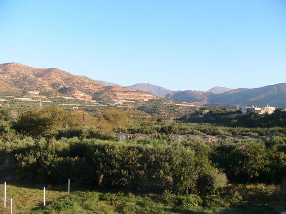 Blick in die Berge... Hotel South Coast