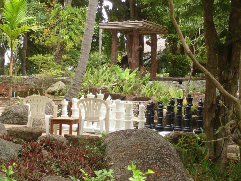 Riesenschachbrett Panviman Resort Koh Phangan