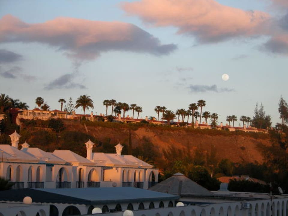 Abendstimmung Hotel Bungalows Duna Flor