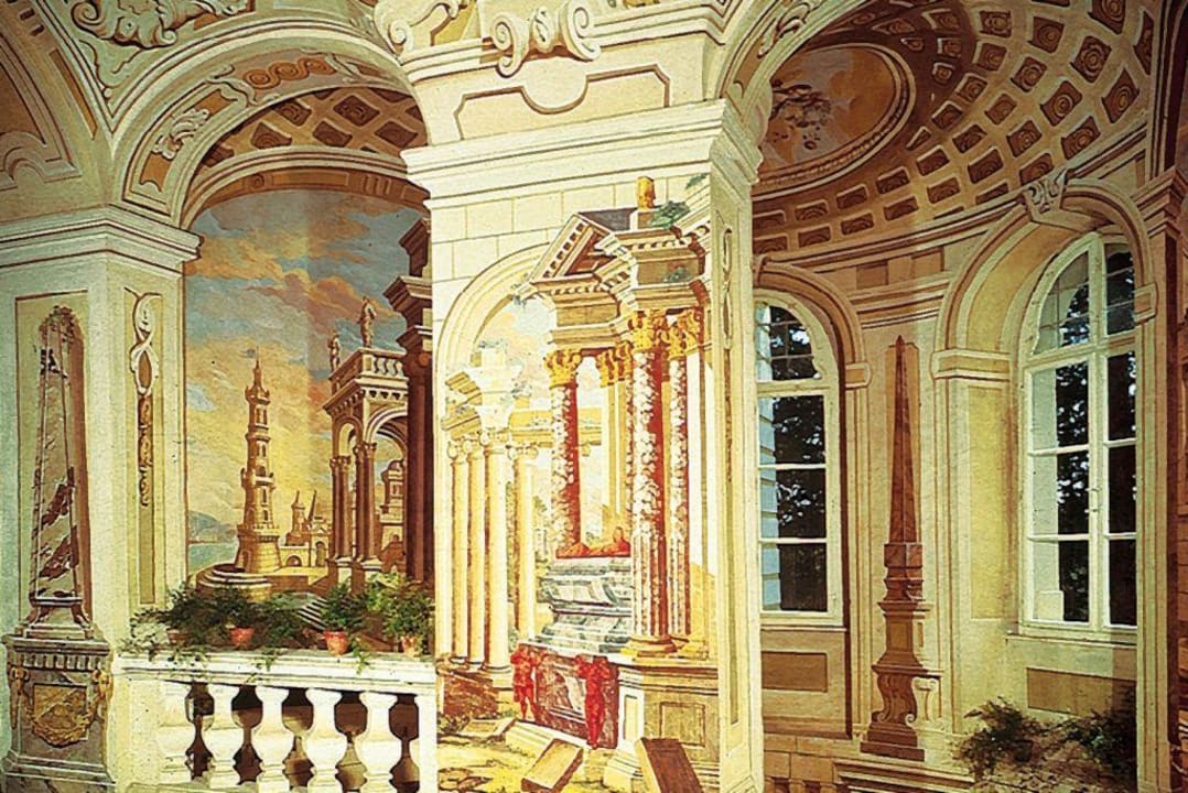 Freskenhalle Schlosshotel Rosenau