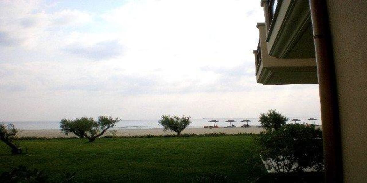 Ausblick von der Zimmerterrasse Mediterranean Village Hotel & Spa