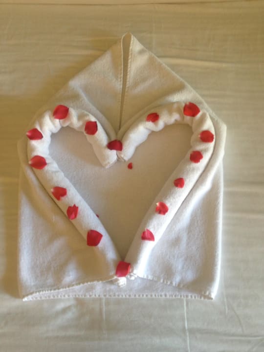 Sehr schöne Falttechnik Titanic Beach Spa & Aqua Park