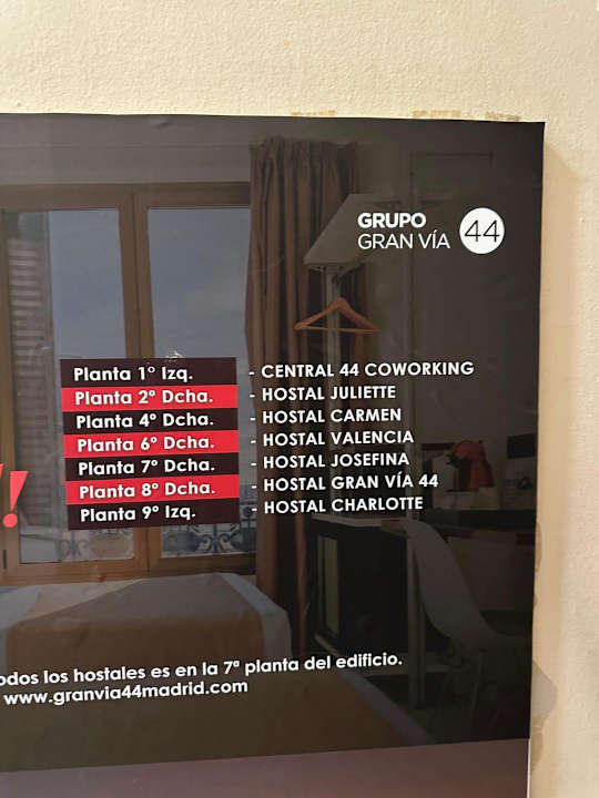 Außenansicht Hostal Juliette-Gran Vía