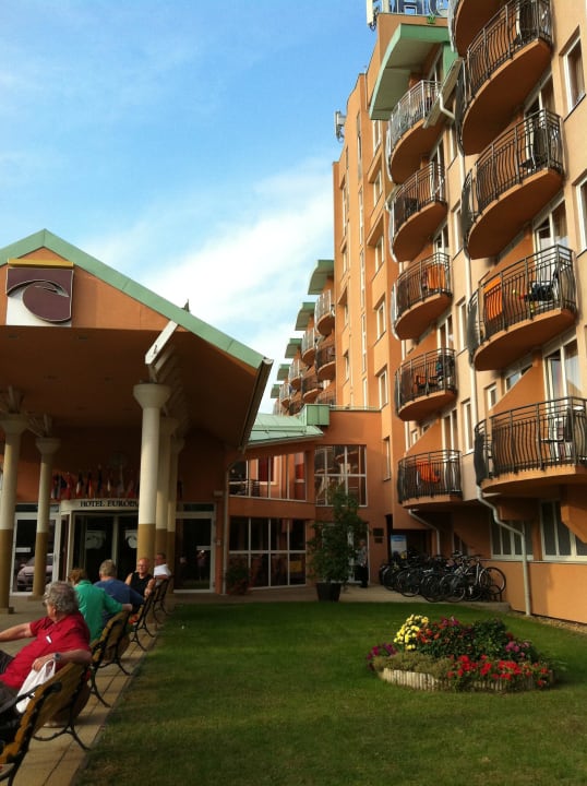 Eingangsbereich im Freien Hotel Europa Fit Superior Hévíz