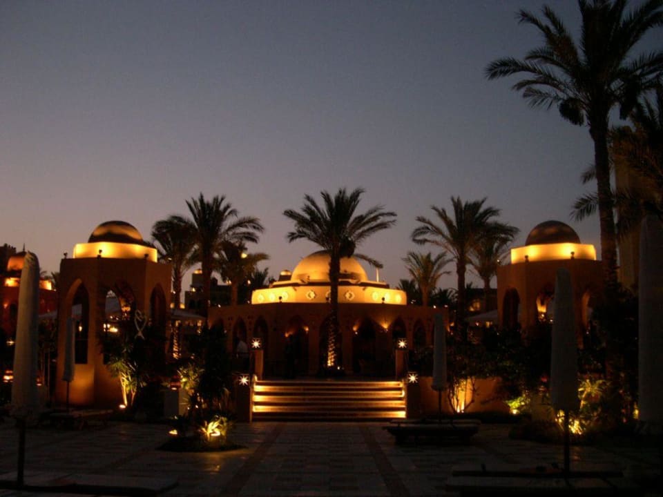 Rendez-vous Terrasse am Abend Makadi Palace