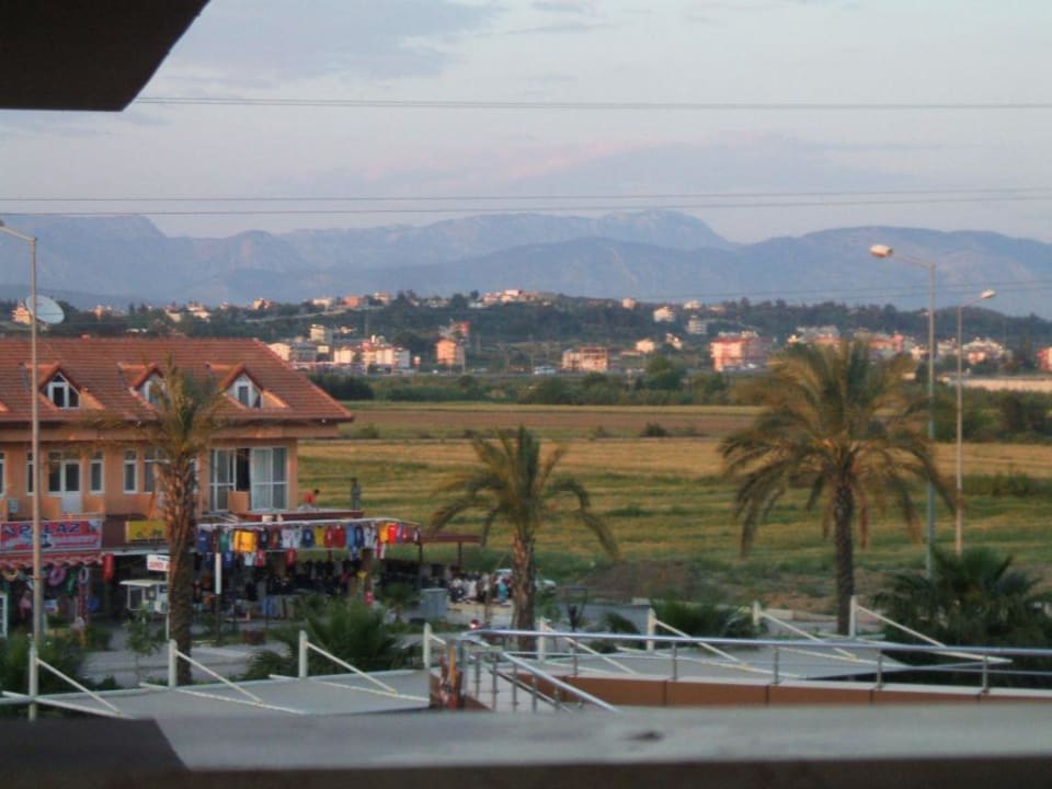 Aussicht vom Balkon Hane Family Resort