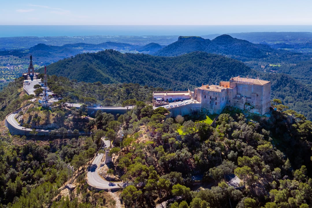 Ausblick Petit Hotel Hostatgeria Sant Salvador