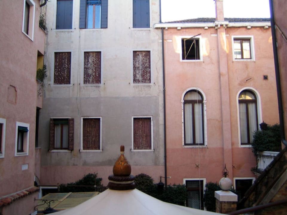 Ausblick aus unserem Zimmer Hotel Giorgione