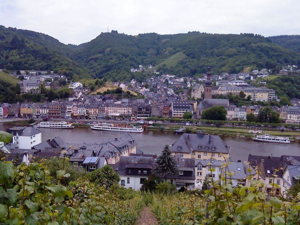 Blick auf Mosel und Cochem (Altstadt) Hotel Hegenbarth´s