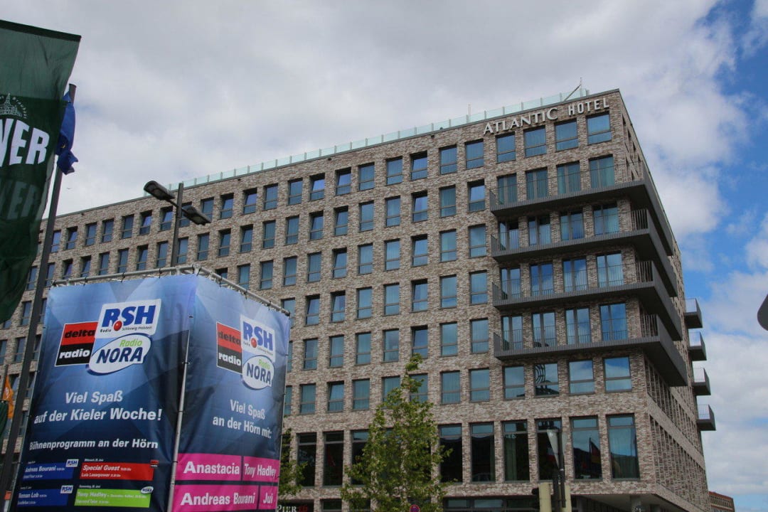 Ansicht vom Bahnhof ATLANTIC Hotel Kiel