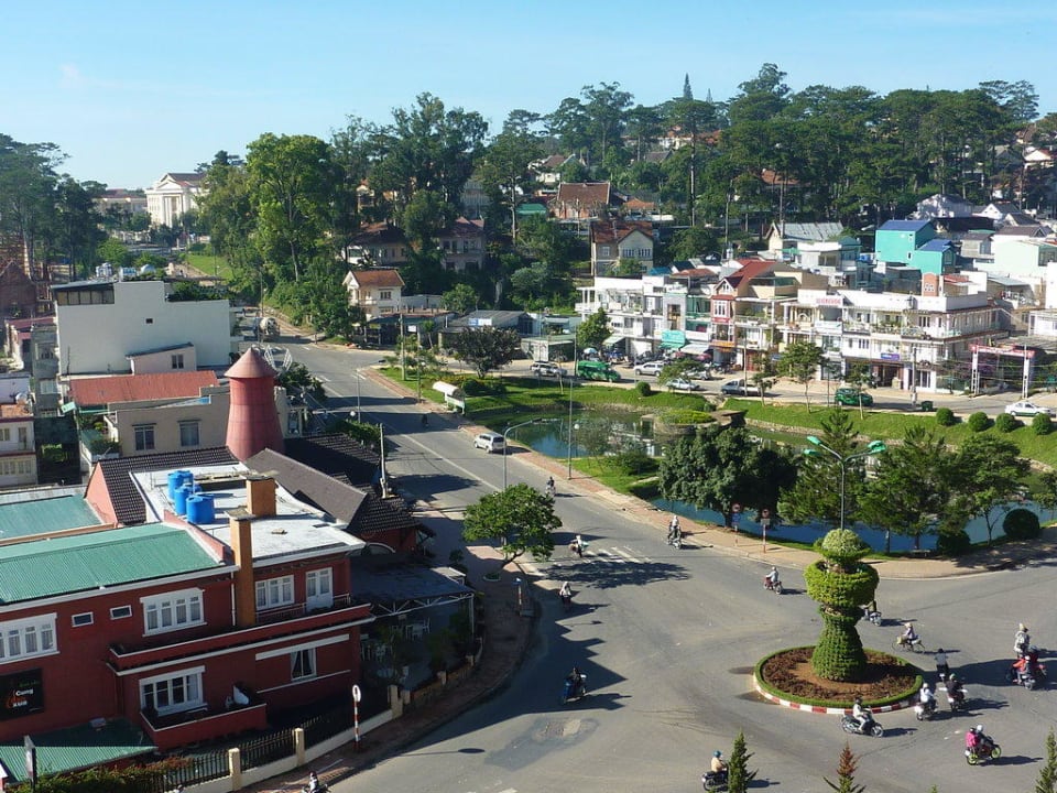 Blick aus dem Zimmer Hotel Sai Gon Da Lat