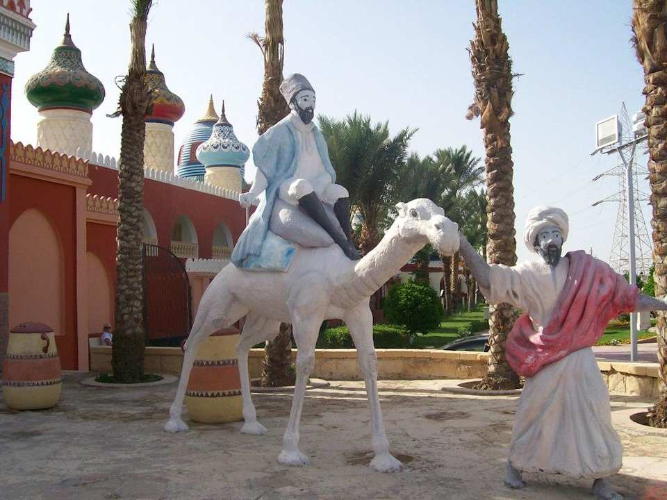 Wejscie do hotelu Pickalbatros Alf Leila Wa Leila Resort - Neverland Hurghada