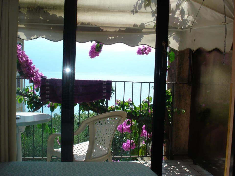Ausblick vom Bett aus Hotel Lido