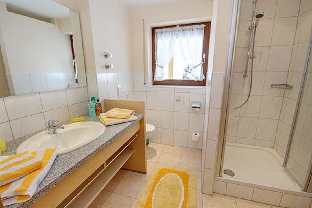 Beispielbadezimmer Gästehaus Strasser