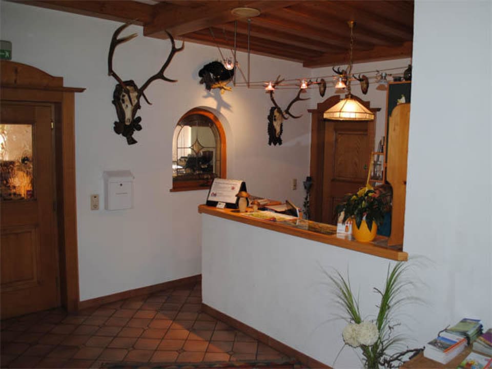 Rezeption Hotel Sonnenhof