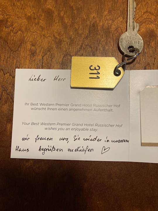 Zimmer Best Western Premier Grand Hotel Russischer Hof