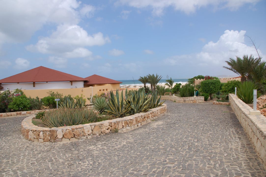 Auf dem Weg zum Strand Occidental Boa Vista Beach