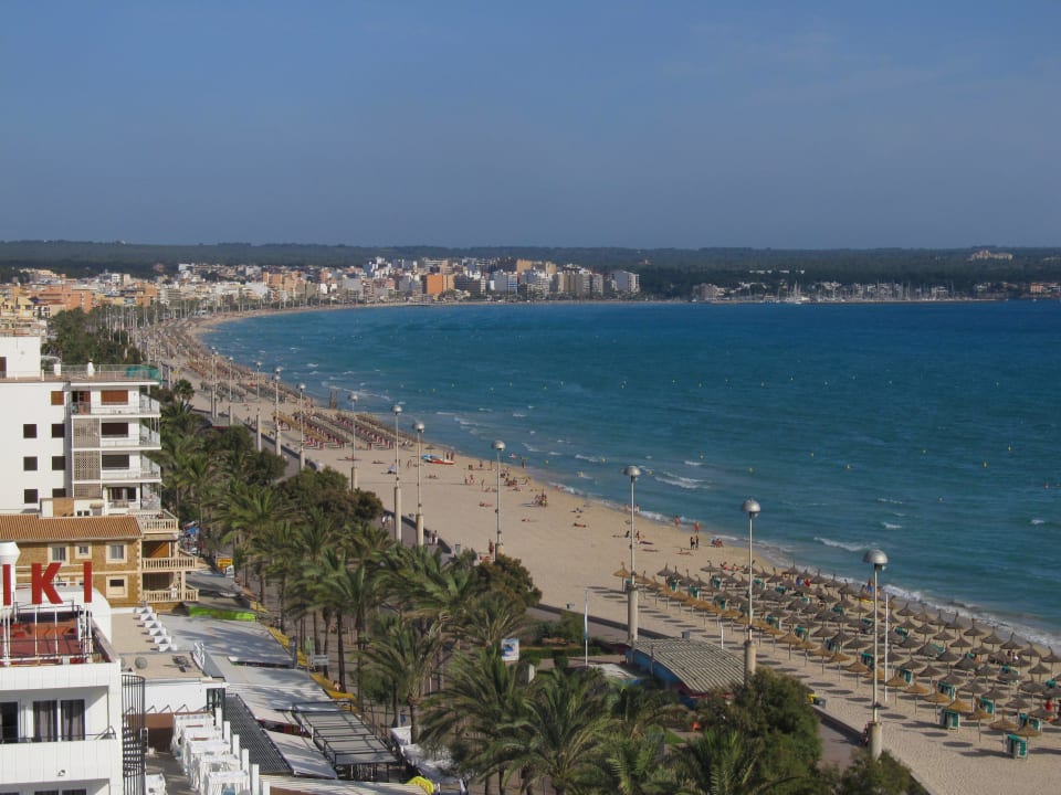 Blick vom Balkon Hotel HM Gran Fiesta