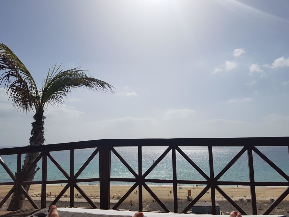 Blick von den Balinesischen Betten Club Jandia Princess