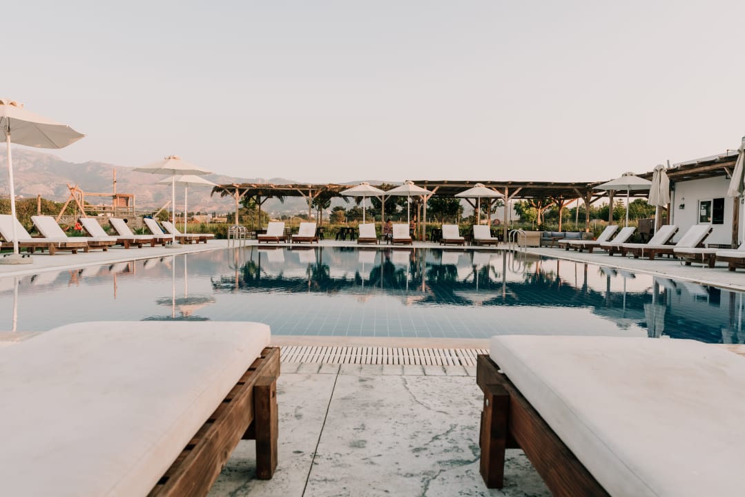 Pool Sails on Kos Ecolux Tented Village