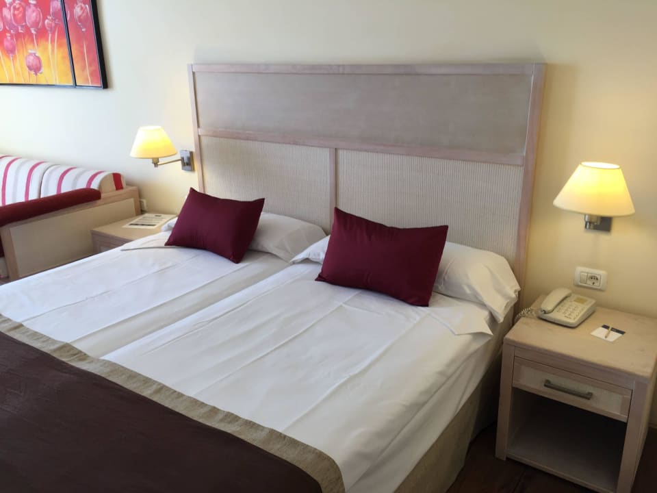 Doppelbett allsun Hotel Los Hibiscos