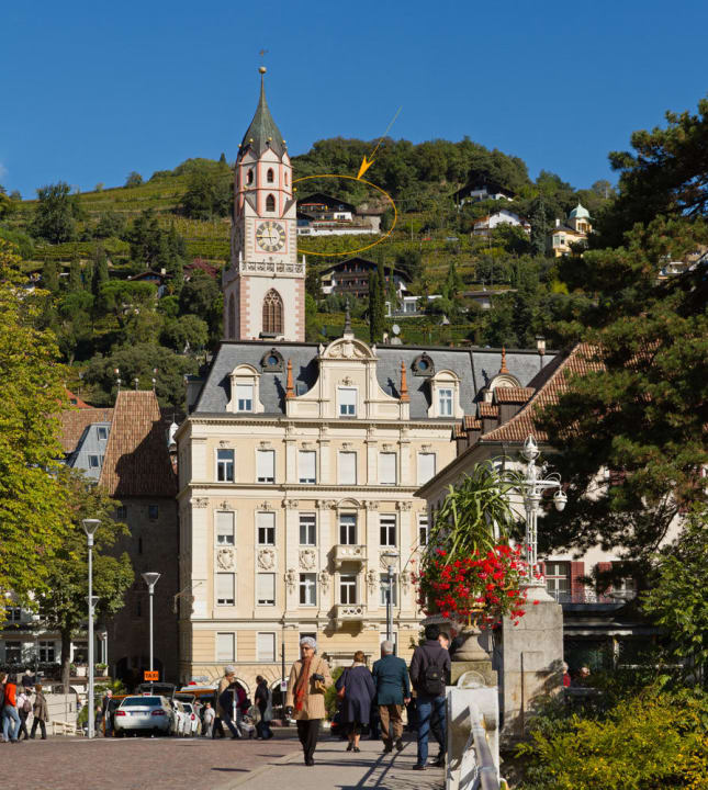 Die Lage unser persönlich geführten Ferien Appartement & Weingut Linter