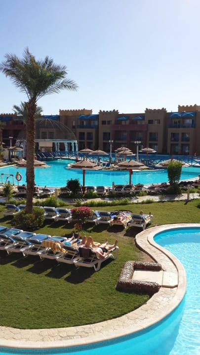 Blick aus unserem Familienzimmer Hotel Titanic Palace