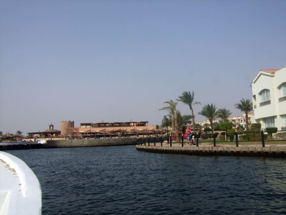 Die schöne Lagune Foto vom Boot  aufgenommen Pickalbatros Dana Beach Resort - Hurghada