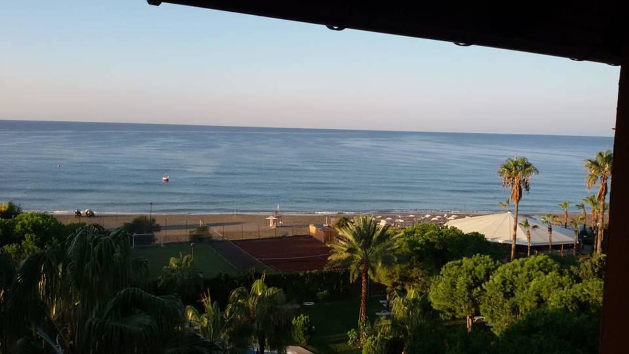 Ausblick Zimmer 5. Etage Club Turtas Beach Hotel